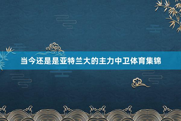当今还是是亚特兰大的主力中卫体育集锦