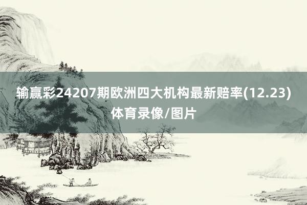 输赢彩24207期欧洲四大机构最新赔率(12.23)体育录像/图片