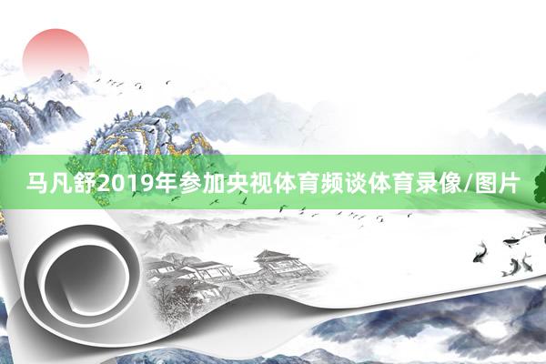 马凡舒2019年参加央视体育频谈体育录像/图片
