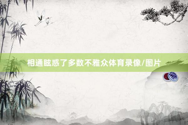 相通眩惑了多数不雅众体育录像/图片