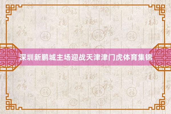 深圳新鹏城主场迎战天津津门虎体育集锦