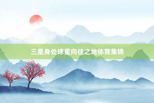 三是身处球星向往之地体育集锦