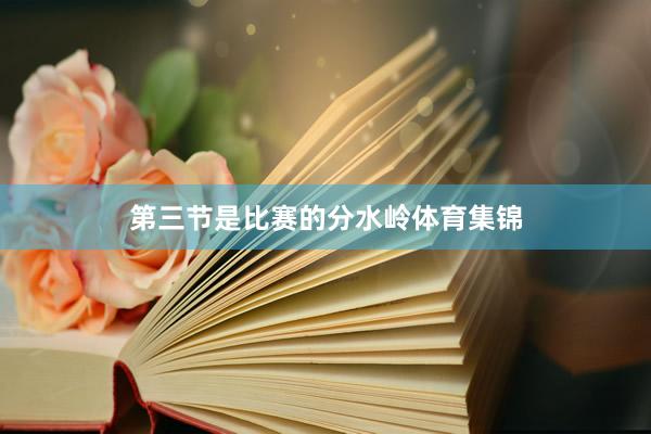 第三节是比赛的分水岭体育集锦