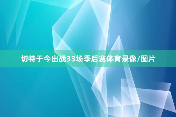 切特于今出战33场季后赛体育录像/图片