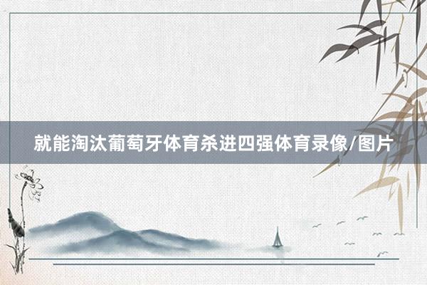 就能淘汰葡萄牙体育杀进四强体育录像/图片