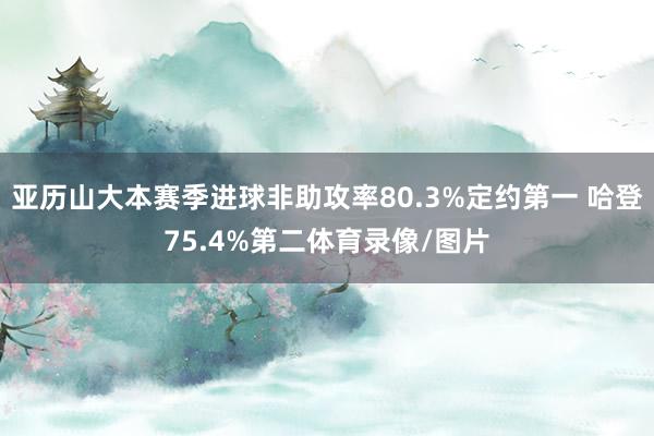 亚历山大本赛季进球非助攻率80.3%定约第一 哈登75.4%第二体育录像/图片